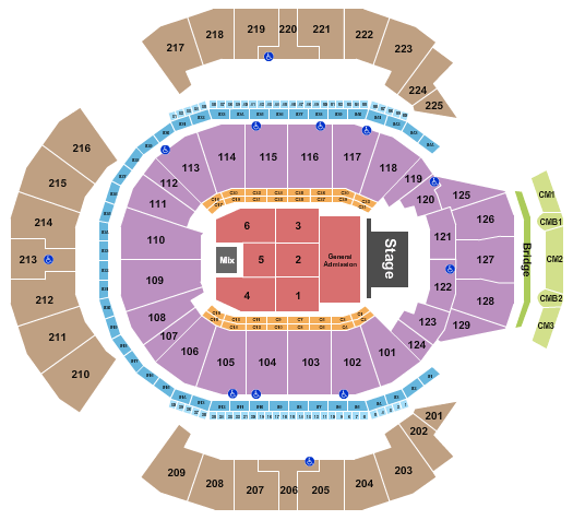 Chase Center Bruce Springsteen Seating Chart